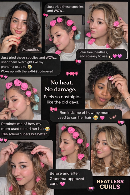 Spoolies® Heatless Silicone Curlers