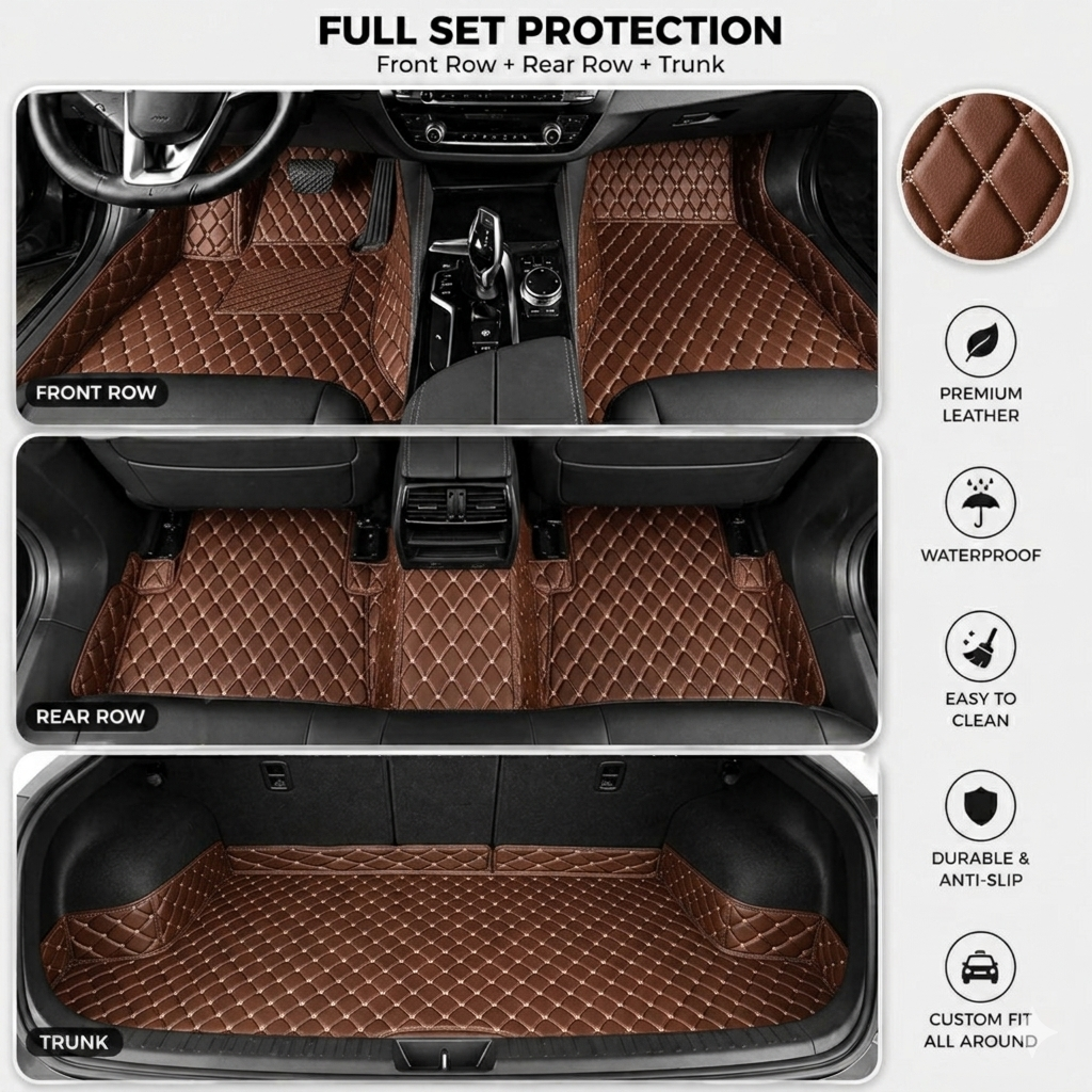 Elvie Heavy Duty Universal Fit Car Mats, SUVs, and Trucks.