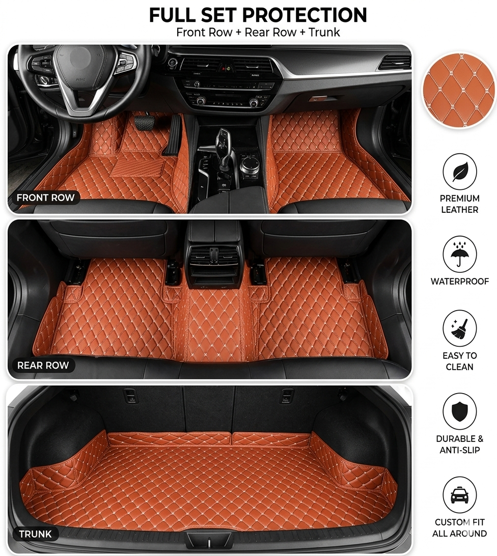 Elvie Heavy Duty Universal Fit Car Mats, SUVs, and Trucks.