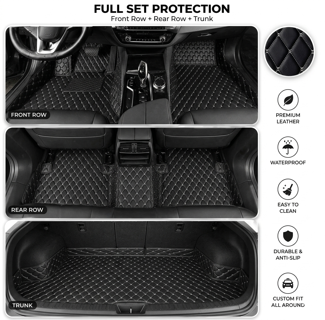 Elvie Heavy Duty Universal Fit Car Mats, SUVs, and Trucks.