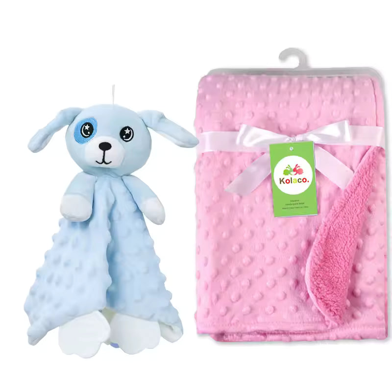 Personalized Baby Security Blanket with Name – Custom Newborn Comfort Towel for Stroller Sleep, Baby Shower Gift