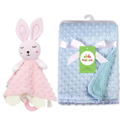 Personalized Baby Security Blanket with Name – Custom Newborn Comfort Towel for Stroller Sleep, Baby Shower Gift