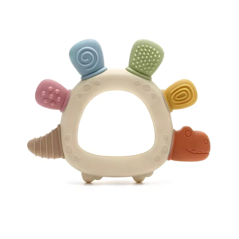 BPA-Free Silicone Baby Teether – Food Grade Sensory Chew Toy for Newborns