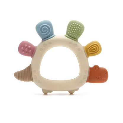 BPA-Free Silicone Baby Teether – Food Grade Sensory Chew Toy for Newborns
